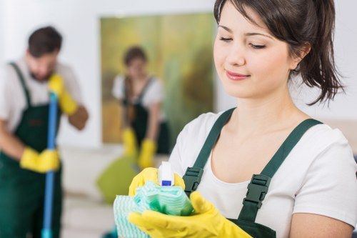 Kitchen deep cleaning during a move-out service in Balham SW12